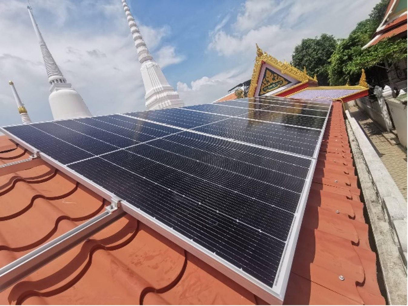 Donated 3kW Solar Roof to Mahannaparam temple
